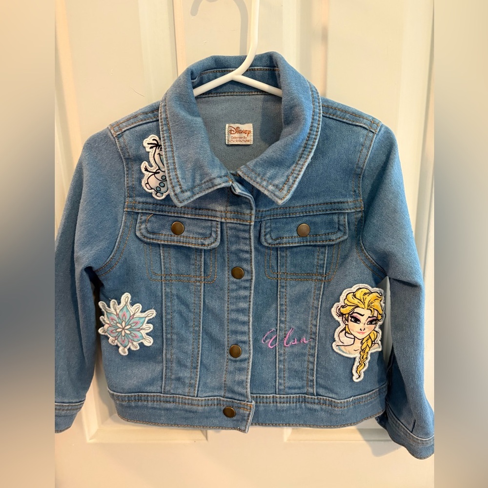 Disney Frozen toddler girls denim jacket